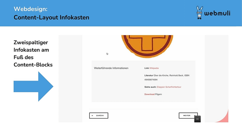 Webdesign Content Layout Beispiel 3 Infokasten Webdesign Content Layout Beispiel 3 Infokasten