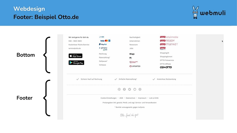 Webdesign Footer Beispiel Otto Webdesign Footer Beispiel Otto